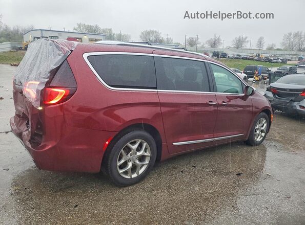 2C4RC1GG2KR628383 2019 CHRYSLER PACIFICA Maroon Tył prawy
