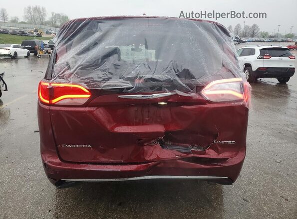 2C4RC1GG2KR628383 2019 CHRYSLER PACIFICA Maroon Widok z tyłu