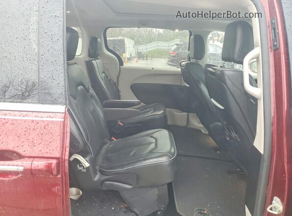 2C4RC1GG2KR628383 2019 CHRYSLER PACIFICA Maroon Widok tylnych siedzeń