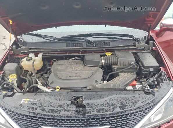 2C4RC1GG2KR628383 2019 CHRYSLER PACIFICA Maroon Widok wnętrza z tyłu