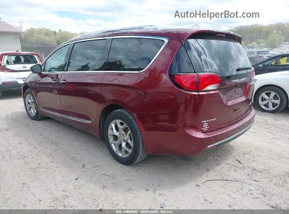 2C4RC1GG3KR703849 2019 CHRYSLER PACIFICA Красный Задняя левая четверть