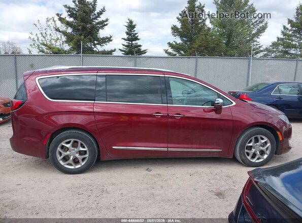2C4RC1GG3KR703849 2019 CHRYSLER PACIFICA Красный Вид задней части салона