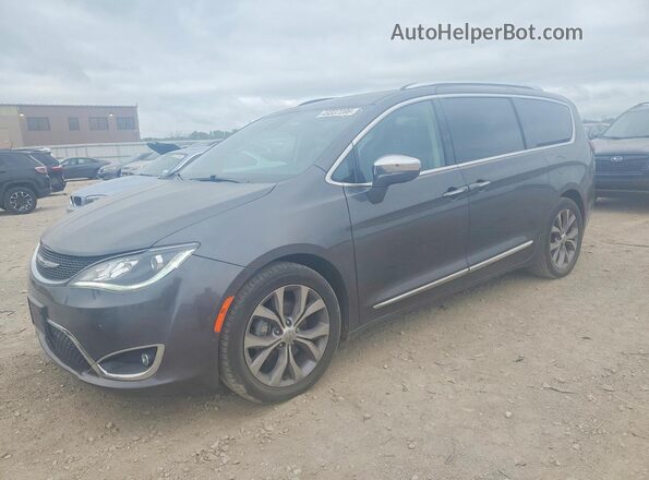 2C4RC1GG4JR358040 2018 CHRYSLER PACIFICA Gray Передня ліва чверть