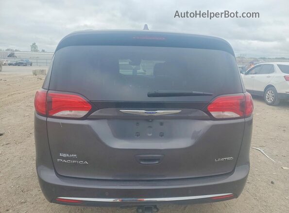 2C4RC1GG4JR358040 2018 CHRYSLER PACIFICA Gray Вид ззаду