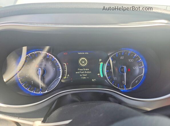 2C4RC1GG5TR161767 2026 CHRYSLER PACIFICA Белый Вид щитка приборов
