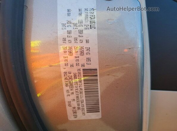 2C4RC1GG6HR659144 2017 CHRYSLER PACIFICA Silver Widok naklejki z numerem VIN