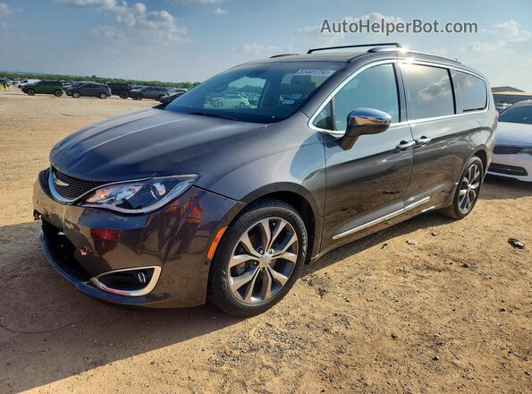 2C4RC1GG6HR727359 2017 CHRYSLER PACIFICA Gray Vista tres cuartos delantera izquierda
