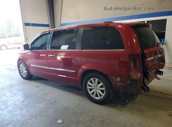2C4RC1GGXGR233004 2016 CHRYSLER TOWN Burgundy Tył lewy
