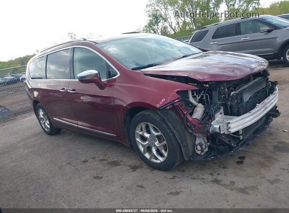 2C4RC1GGXJR185656 2018 CHRYSLER PACIFICA Red Front right