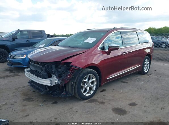 2C4RC1GGXJR185656 2018 CHRYSLER PACIFICA Red Front left