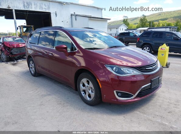 2C4RC1H76JR248329 2018 CHRYSLER PACIFICA Бордовый Передняя правая четверть