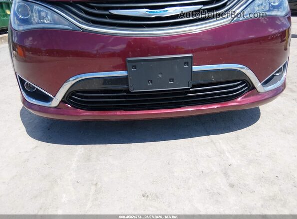 2C4RC1H76JR248329 2018 CHRYSLER PACIFICA Бордовый Вид спереди