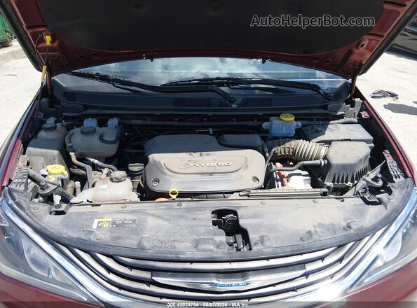 2C4RC1H76JR248329 2018 CHRYSLER PACIFICA Бордовый Вид сзади