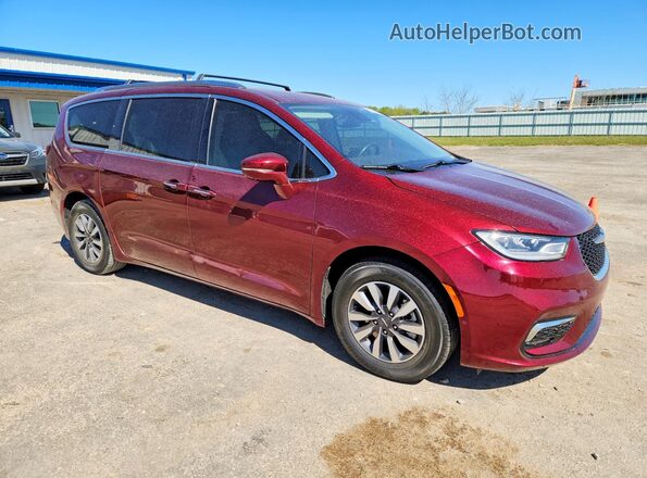 2C4RC1L71MR596700 2021 CHRYSLER PACIFICA Maroon Przód prawy