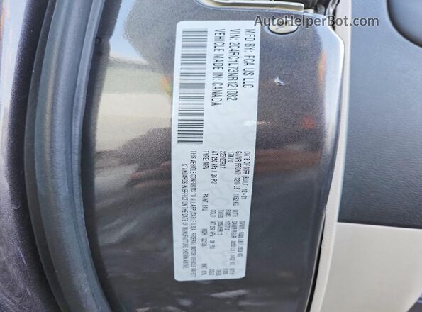 2C4RC1L73NR121082 2022 CHRYSLER PACIFICA Черный Вид наклейки с VIN-кодом