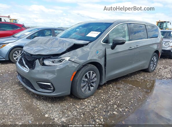 2C4RC1L74PR588501 2023 CHRYSLER PACIFICA Gray Передня ліва чверть