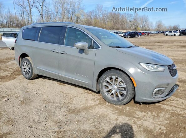 2C4RC1N73MR590510 2021 CHRYSLER PACIFICA Gray Przód prawy