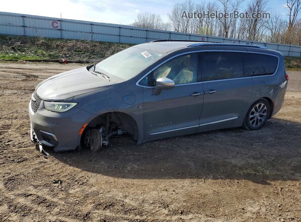 2C4RC1N73MR590510 2021 CHRYSLER PACIFICA Gray Przód lewy