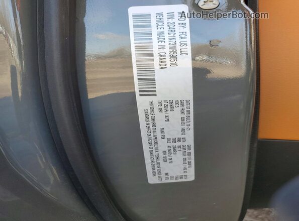 2C4RC1N73MR590510 2021 CHRYSLER PACIFICA Gray Widok wnętrza 360 stopni