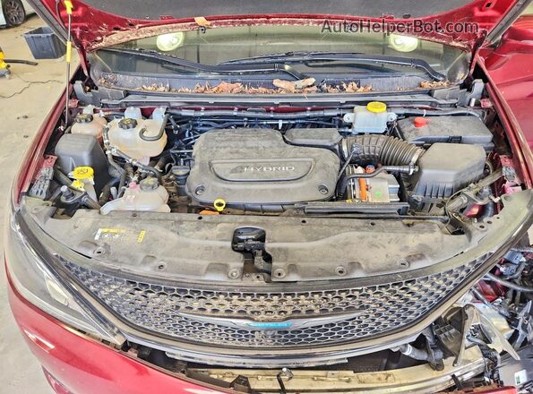 2C4RC1N75LR193301 2020 CHRYSLER PACIFICA Burgundy ძრავის განყოფილების ხედი
