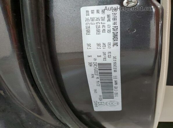 2C4RC1N76JR331327 2018 CHRYSLER PACIFICA Gray Widok naklejki z numerem VIN