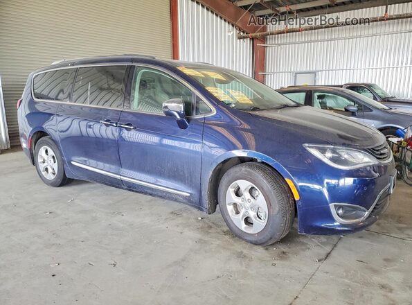 2C4RC1N79JR230136 2018 CHRYSLER PACIFICA Blue Delantero derecho