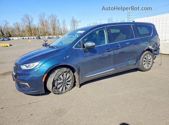 2C4RC1S70PR551558 2023 CHRYSLER PACIFICA Синий Передняя левая четверть