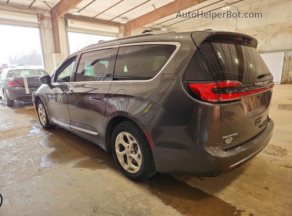 2C4RC1S72MR510795 2021 CHRYSLER PACIFICA Gray Trasero izquierdo
