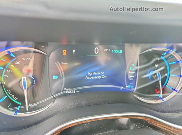 2C4RC1S79NR143797 2022 CHRYSLER PACIFICA Бирюзовый Вид щитка приборов