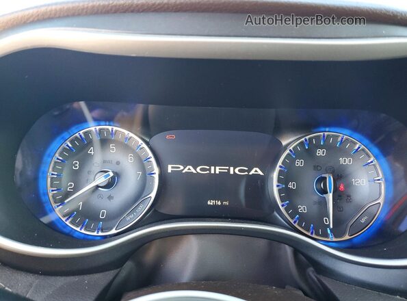 2C4RC3BG6MR563947 2021 CHRYSLER PACIFICA Gray Instrument cluster view