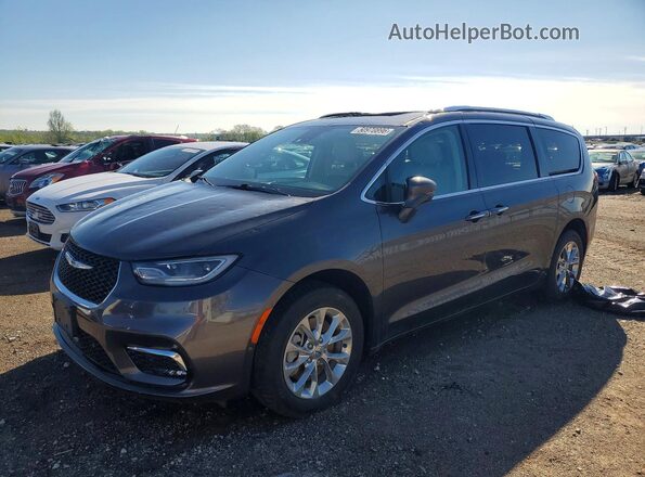 2C4RC3BG6MR563947 2021 CHRYSLER PACIFICA Gray Front left