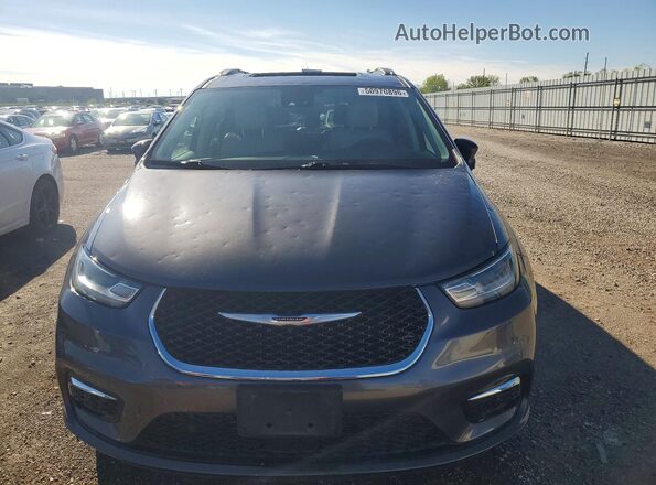 2C4RC3BG6MR563947 2021 CHRYSLER PACIFICA Gray Front view