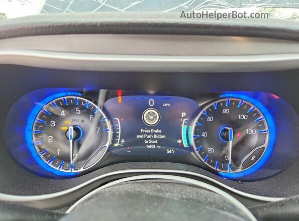 2C4RC3BG8SR523107 2025 CHRYSLER PACIFICA Синий Вид щитка приборов