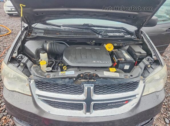 2C4RDGBG7GR169625 2016 DODGE GRAND Серый Вид задней части салона
