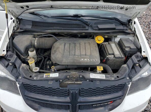 2C4RDGBG8GR195151 2016 DODGE GRAND Белый Вид подкапотного пространства