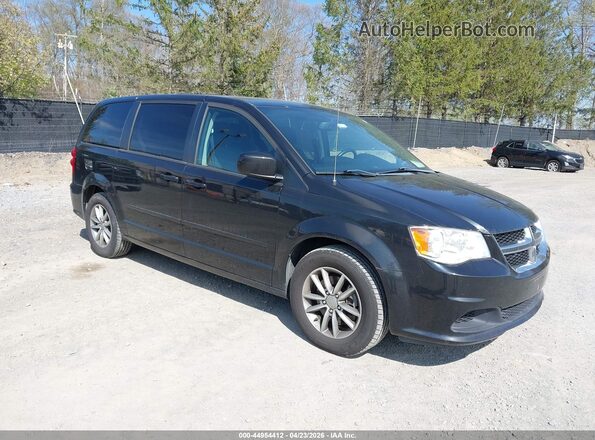 2C4RDGBG9GR356901 2016 DODGE GRAND CARAVAN Черный Передняя правая четверть
