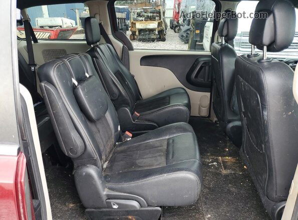 2C4RDGCG0HR694364 2017 DODGE GRAND Темно-бордовый Вид задней части салона