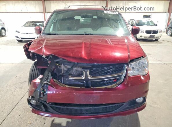 2C4RDGCG0HR694364 2017 DODGE GRAND Темно-бордовый Вид спереди