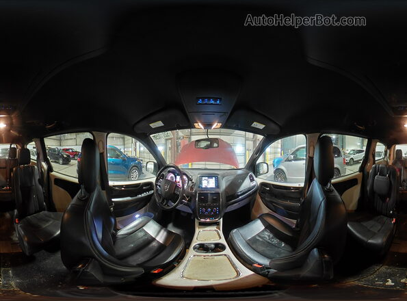 2C4RDGCG0HR694364 2017 DODGE GRAND Темно-бордовый Панорамный вид салона 360°