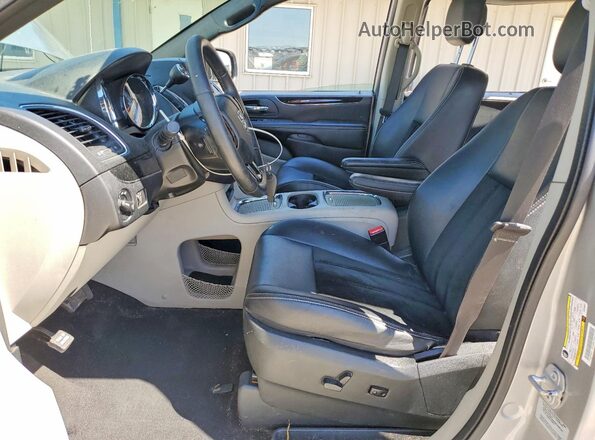 2C4RDGCG0HR786347 2017 DODGE GRAND Серебряный Вид салона спереди