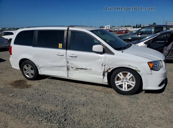 2C4RDGCG0JR248611 2018 DODGE GRAND Белый Передняя правая четверть