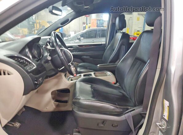2C4RDGCG1GR103540 2016 DODGE GRAND Gray წინა სალონის ხედი