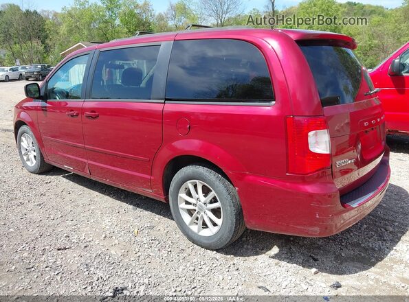 2C4RDGCG2GR312236 2016 DODGE GRAND CARAVAN Red უკანა მარცხენა