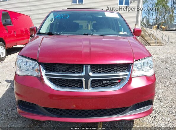 2C4RDGCG2GR312236 2016 DODGE GRAND CARAVAN Red ხელსაწყოთა პანელის ხედი