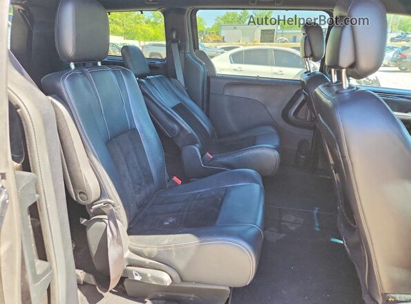 2C4RDGCG2GR398955 2016 DODGE GRAND Black Widok wnętrza z tyłu
