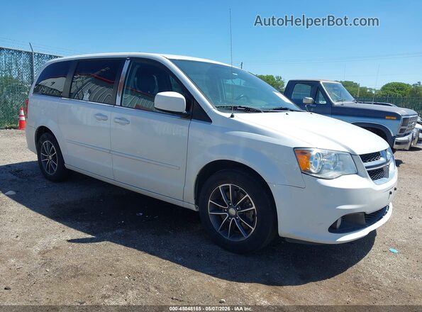 2C4RDGCG2HR724285 2017 DODGE GRAND CARAVAN Белый Передняя правая четверть