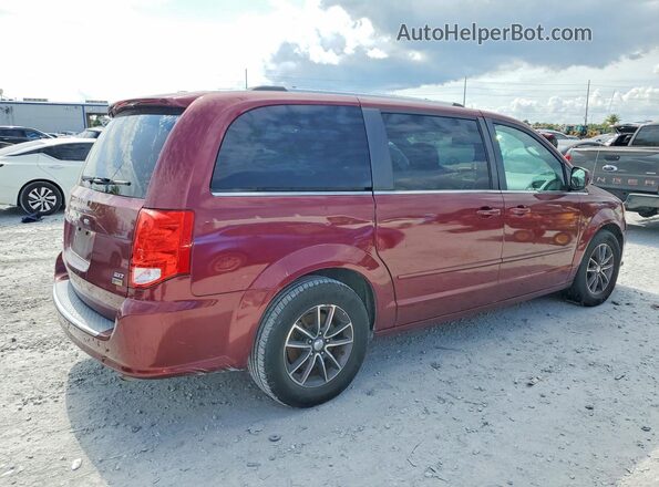 2C4RDGCG2HR807148 2017 DODGE GRAND Бордовый Задняя правая четверть