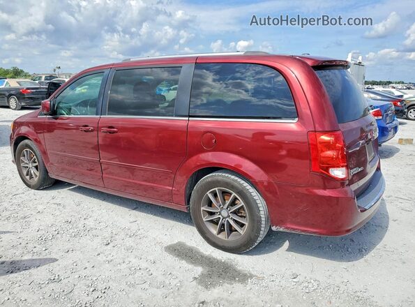 2C4RDGCG2HR807148 2017 DODGE GRAND Бордовый Задняя левая четверть