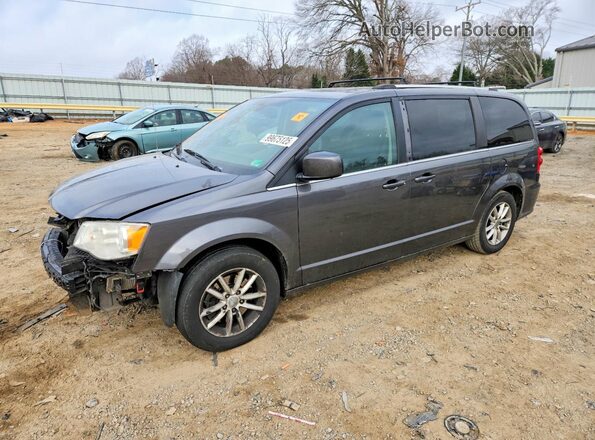 2C4RDGCG2JR328668 2018 DODGE GRAND Серый Передняя левая четверть