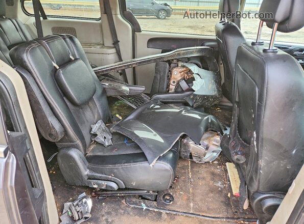 2C4RDGCG2JR328668 2018 DODGE GRAND Серый Вид задней части салона
